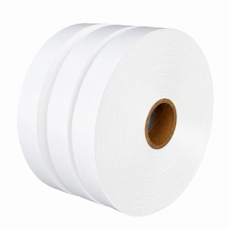 Double-sides White Polyester Satin factory